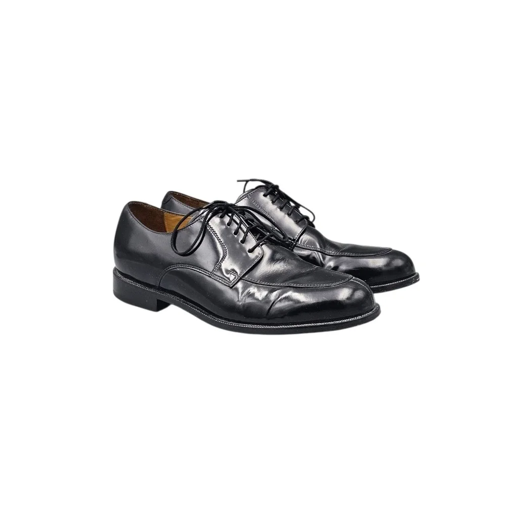 Cole Haan Men's Size 15 EUC Air Ryder Black Leather Driving Moccasins Oxfords